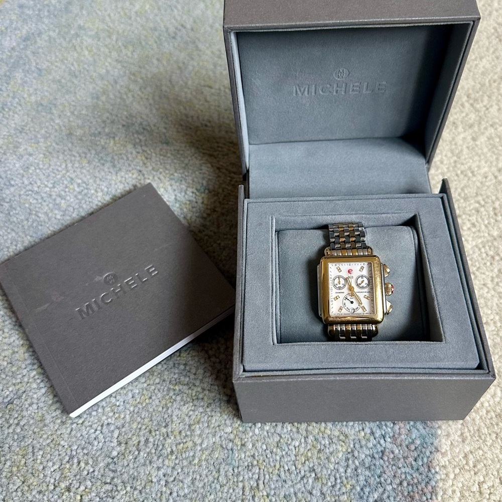 Michele Gold and Silver Watch